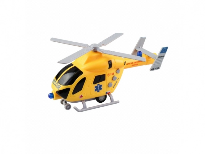 Reševalni helikopter s svetlobnimi in zvočnimi funkcijami