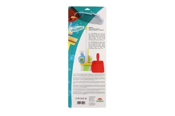 Čistilni set/čistilka z dodatki plast 5 kos na kartici 21,5x57,5x5cm