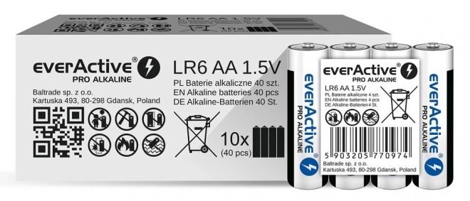 Alkalne baterije AA everActive