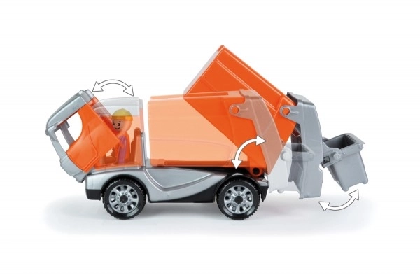 Auto Truckies smetarji plastika 25cm z figurico v škatli 24m+
