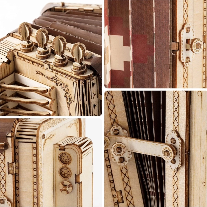 Harmonika - 3D lesena sestavljanka