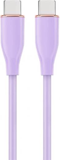 Vijolični kabel USB‑C na USB‑C 1,5 m