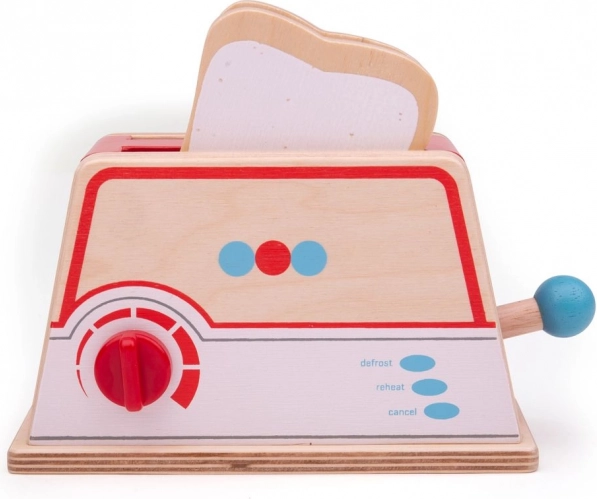 Leseni toaster za otroško kuhinjico BIGJIGS TOYS