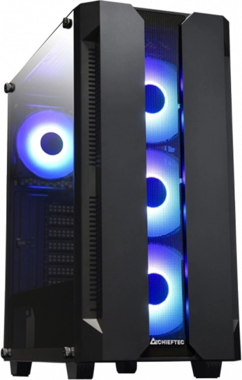Ohišje Midi Tower CHIEFTEC Hunter s 4x RGB ventilatorji