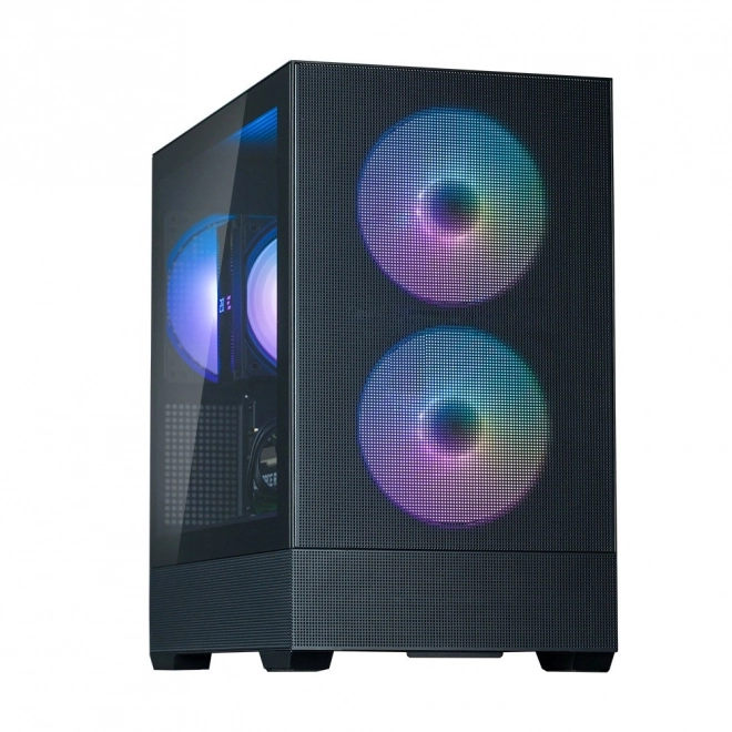 Ohišje P30 Air mATX Mini Tower z ARGB ventilatorji črna
