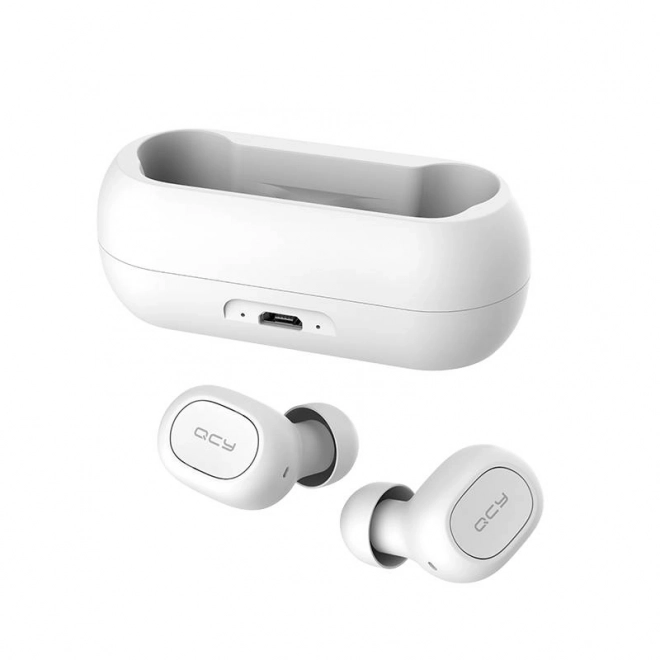 Brezžične slušalke TWS QCY T1C Bluetooth V5.0 (bela)