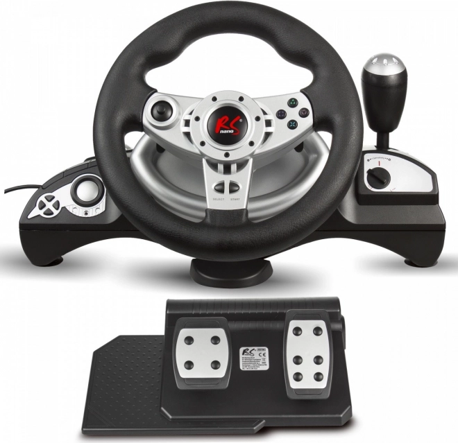 dirkalni volan s pedali za PS4, PS3, XBOX ONE, PC, SWITCH in ANDROID – NanoRS RS700