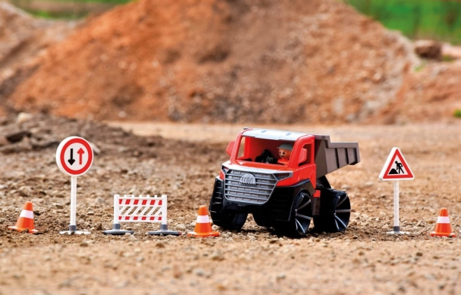 Auto Truxx 2 tovorni prekucnik plast 26cm s figuro 27x15x16cm 24m+