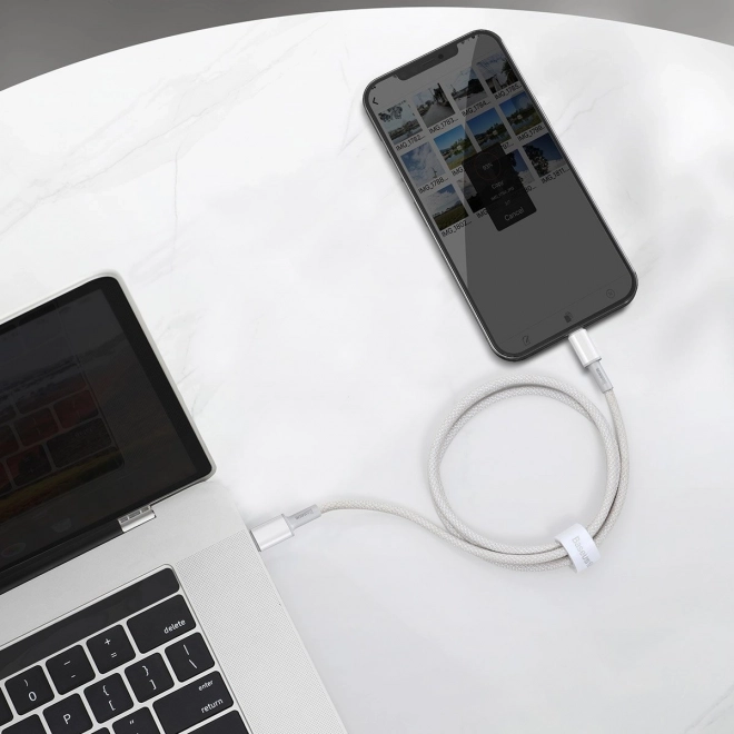 USB-C na Lightning kabel Baseus z visoko gostoto pletenja, 20W, PD, 2m