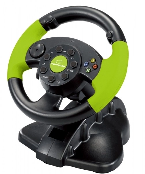 Kompakten igralni volan HIGH OCTANE za PC/Playstation/Xbox
