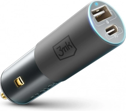 3mk hyper car charger 100w hiter avtomobilski polnilnik z usb‑c in usb‑a