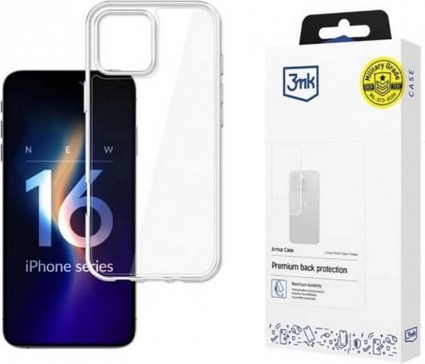 Ohišje Armor Case za iPhone 16 Pro prozorno