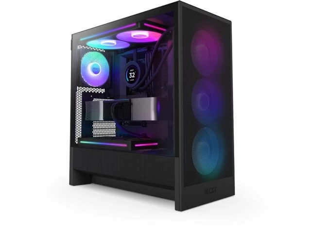 Računalniško ohišje H5 FLOW RGB Mid Tower črna