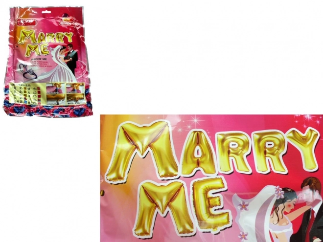 Komplet balonov MARRY ME