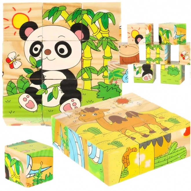 Lesene puzzle Safari 3D