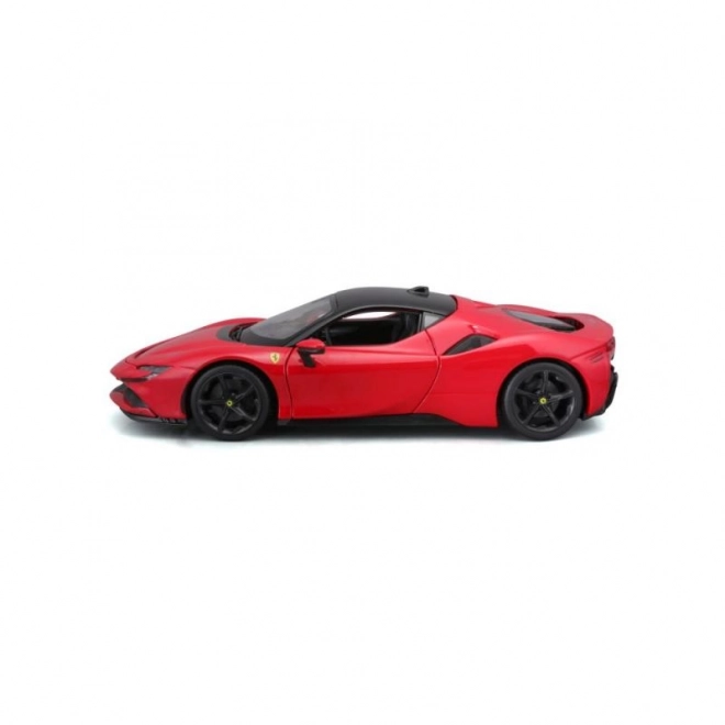 Kovinski model Ferrari SF90 Stradale rdeč 1:18