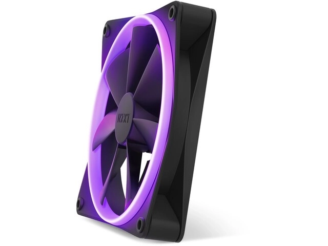 NZXT F140 RGB ventilator 140mm črn