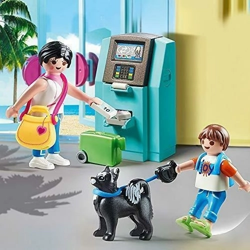 Playmobil turist s bankomatom