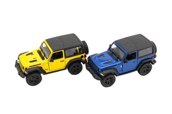 Kovinski avto Kinsmart Jeep Wrangler 2018 na vzvratno vleko 12,5cm