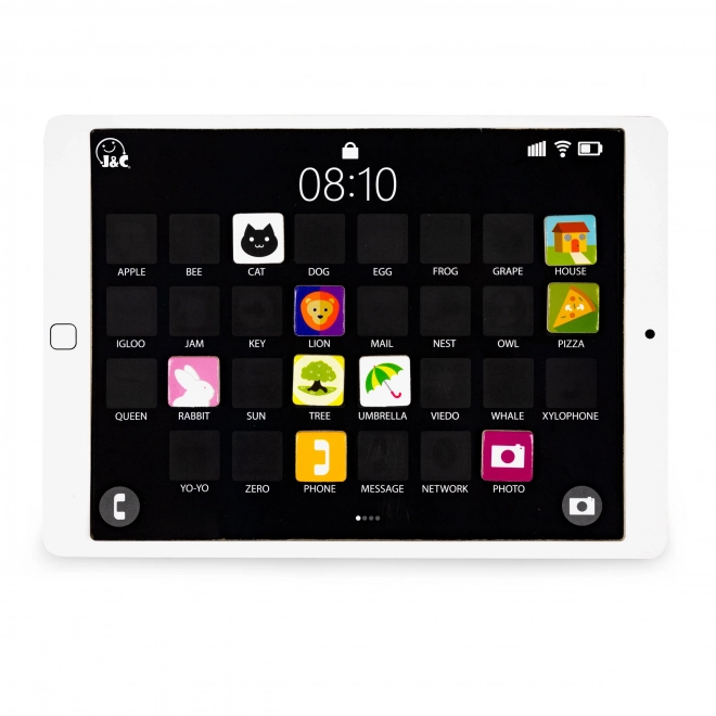 Lesena učna tablica, magnetna tabla ECOTOYS