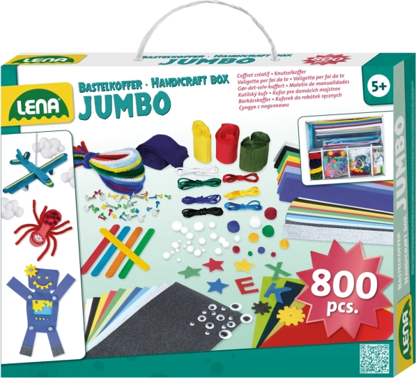 Lena kreativni kovček Jumbo 800 kosov