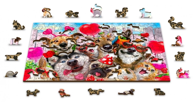 Leseni puzzle Čas za zabavo 600 kosov