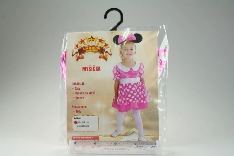 Kostum za karneval - Miška, (92 - 104 cm)