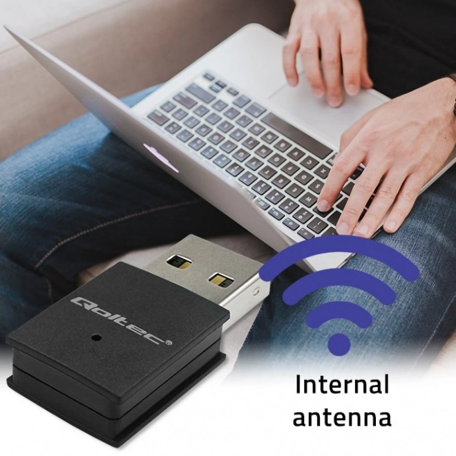 Brezžični mini adapter za Wi-Fi in Bluetooth 4.0 USB