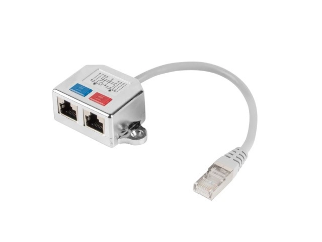 Adapter za LAN splitter RJ-45 - 2x RJ-45 FTP