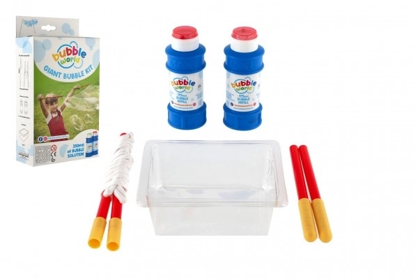 Set za mehurčke - ustvarjanje profesionalnih mehurčkov + 350 ml polnilo v škatli 15x27x6cm
