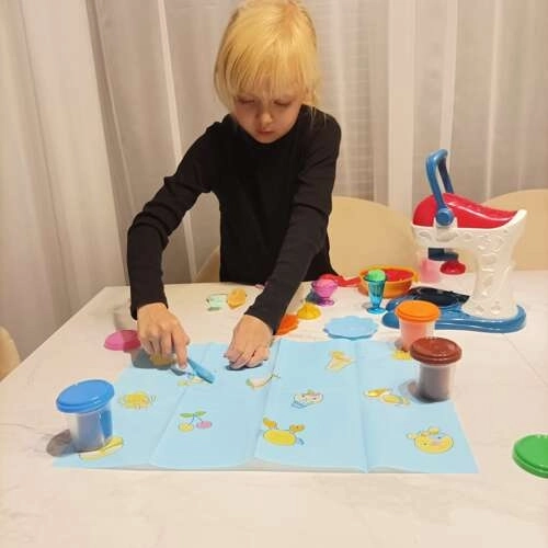 Komplet plastična masa Kruzzel 22563