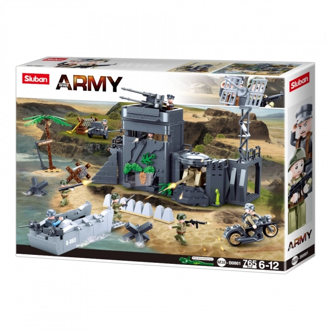 Sluban Army WW2 M38-B0861 Bunker v sipinah
