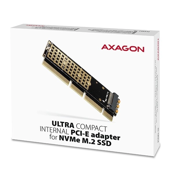 PCEM2-1U notranji adapter PCIe x16/x8/x4, reža M.2 NVMe M-key, 1U