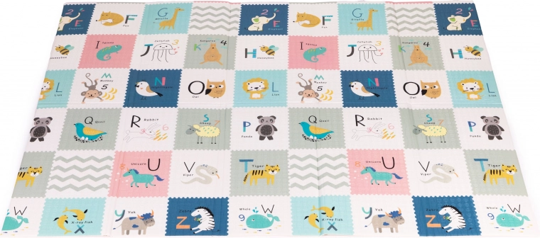 Dvostranski dizajn: abeceda in naravni motiv