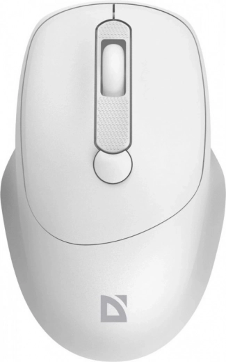 Brezžična miška Defender Feam MM-296 Silent, 1600 DPI, bela