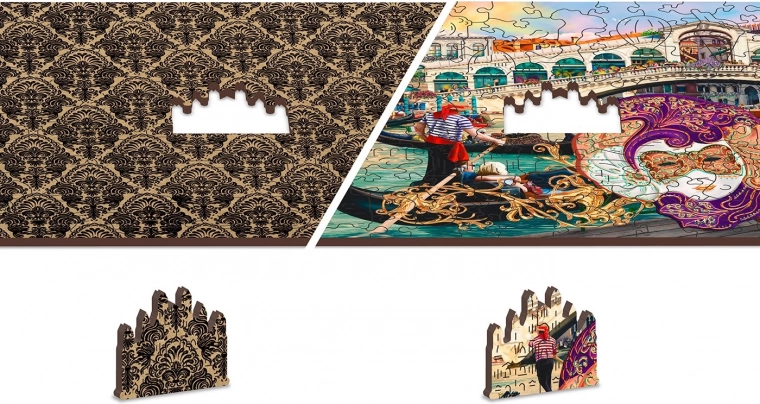 Dvostranska sestavljanka 2v1 za dvojno zabavo