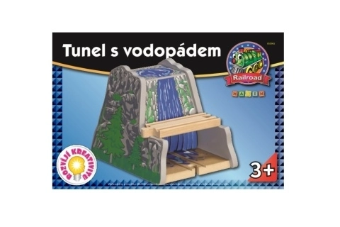 Maxim tunel z vodnim slapom