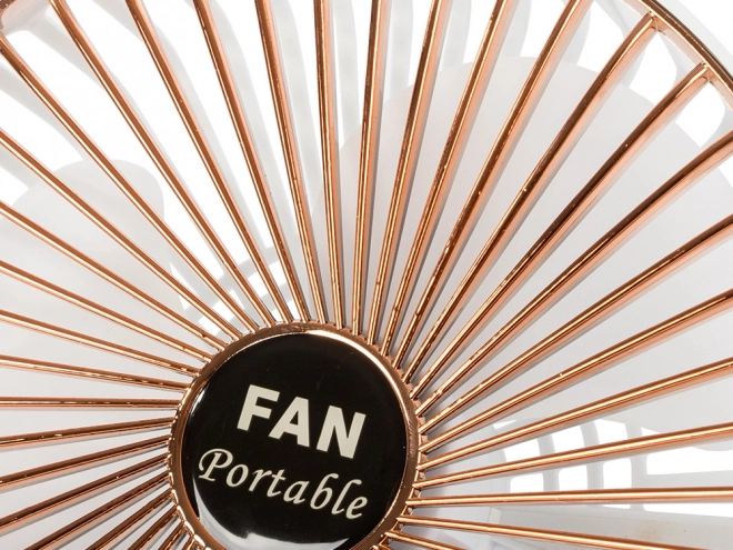 Brezžični namizni ventilator – Belo-roza