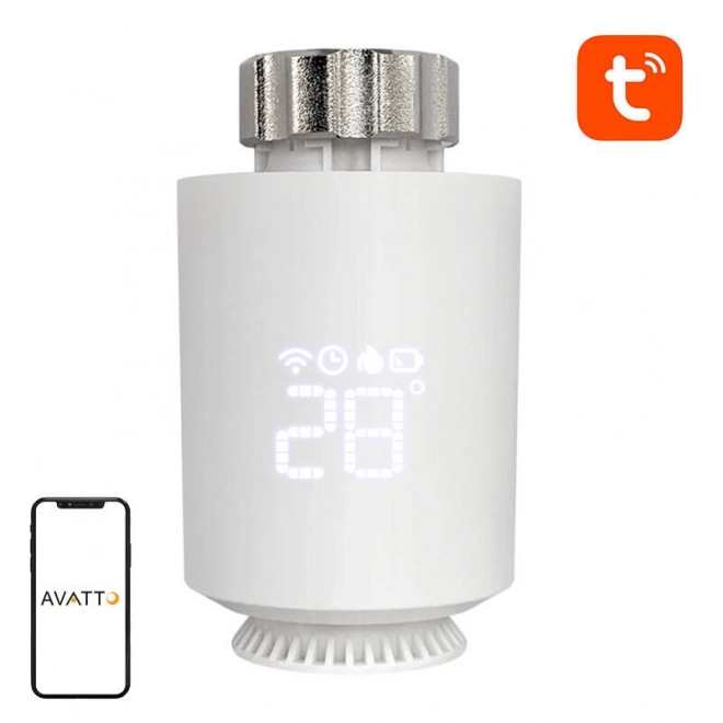 Pameten termostatski ventil Avatto Zigbee 3.0 Tuya