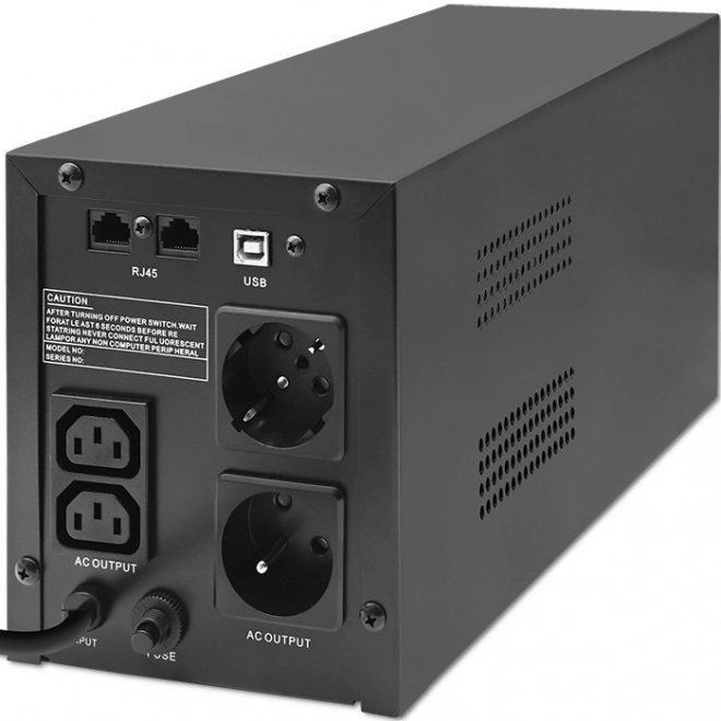 Rezervno napajanje Qoltec UPS 2000VA 1200W z LCD in USB