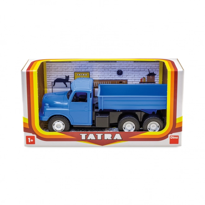Tovornjak Tatra 148 plastični 30cm moder v škatli 35x18x13cm