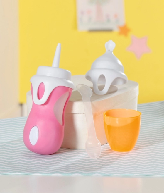 Interaktivna steklenička in žlička za lutke BABY Born