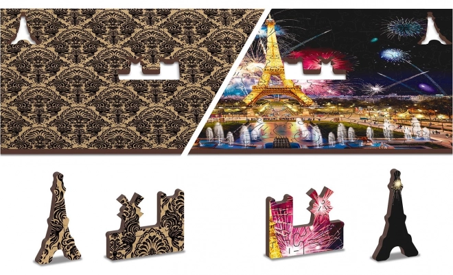 Leseno puzzle Nočna Pariz