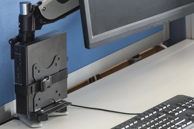 Nosilec za montažo MiniPC za monitorjem VESA 75x75, 100x100, max. obremenitev 5kg