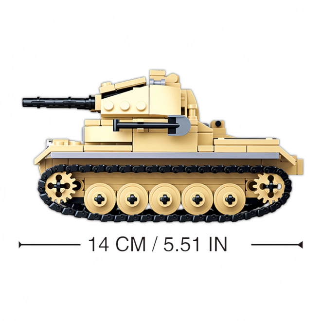 Sluban WWII M38-B0691 Nemški tank Panzer II