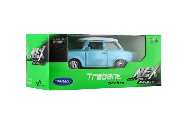 Avto Welly Trabant 1:60 kovina 7cm prosti tek v škatli