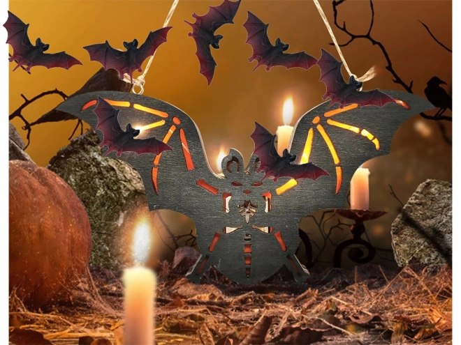 Halloweenska dekoracija netopirjev set