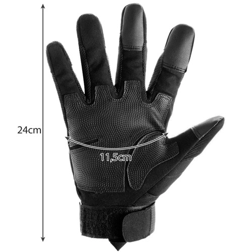 Taktične rokavice XL- črne Trizand 21770