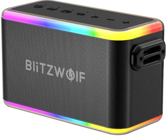 Brezžični zvočnik Blitzwolf z RGB osvetlitvijo 80 W