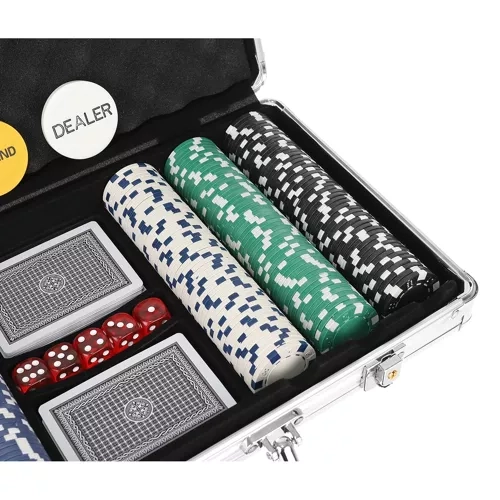 Poker - komplet 300 žetonov v HQ kovčku